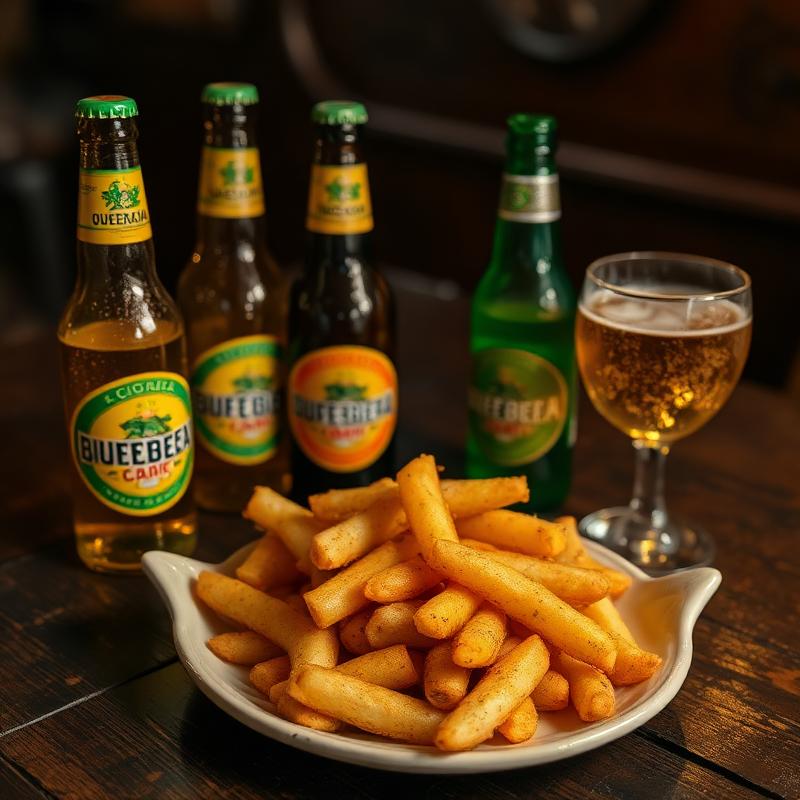Porções e bebidas geladas